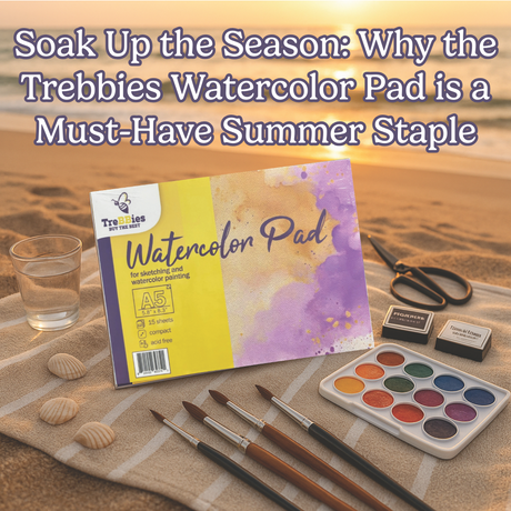 Soak Up the Season: Why the Trebbies Watercolor Pad is a Must-Have Summer Staple