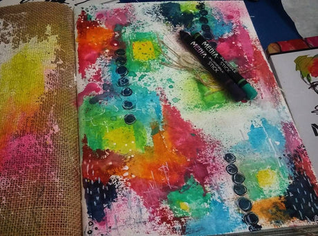 Scribble Boldly: Unlocking the Power of Dina Wakley Media Scribble Sticks (with Watercolor Magic on the Trebbies Pad)