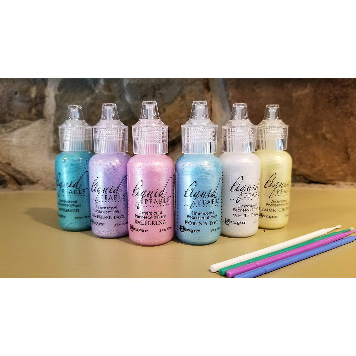 PTP Flash Deals Ranger Liquid Pearls Bundle - 6 Liquid Pearls Blending Sticks (OH BABY: Mermaid, Lavender Lace, Ballerina, Robin's Egg, Lemon Chiffon, White Opal)