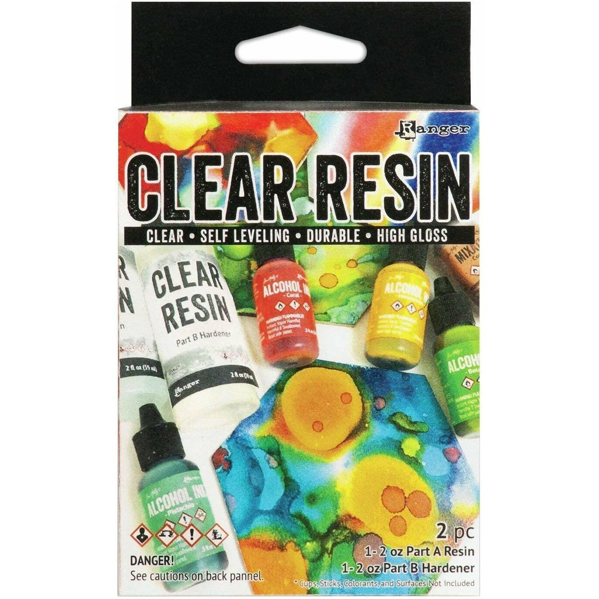 RANGER INDUSTRIES Clear Hard, 2oz Resin & 2oz Hardener