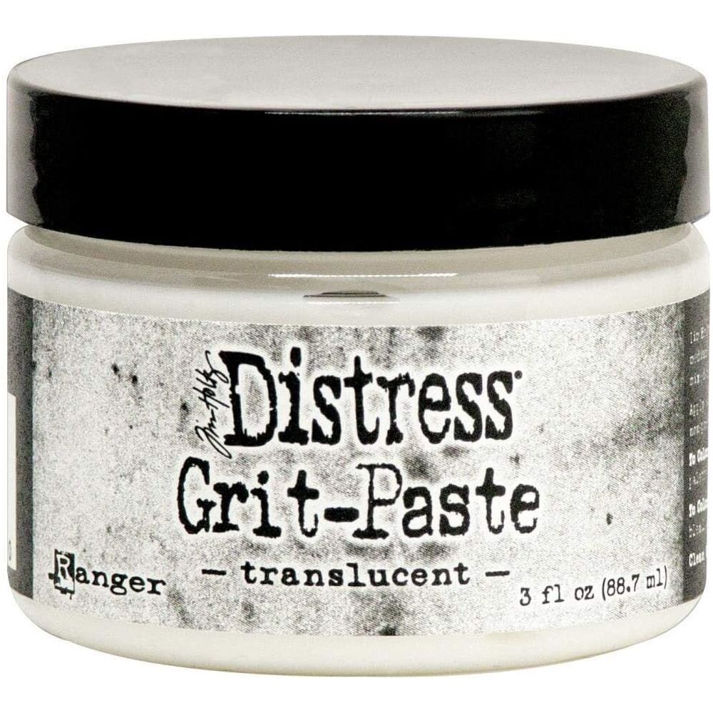 Tim Holtz Distress 2020 Grit Paste - Translucent and Opaque - Two Jar Bundle