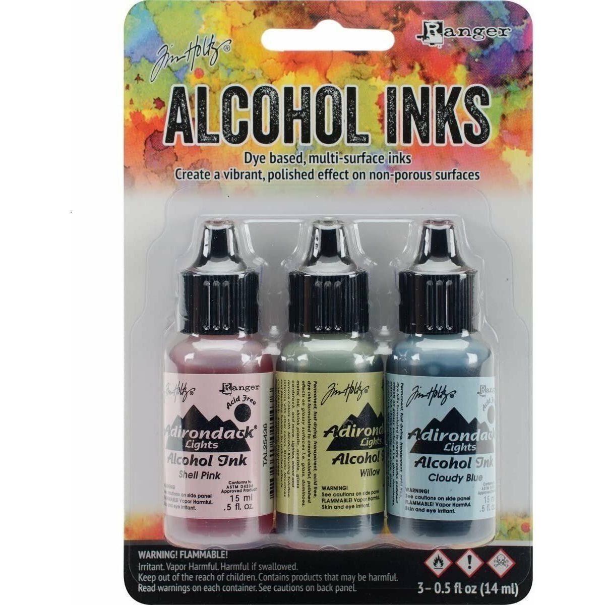 Ranger Tim Holtz Adirondack Alcohol Inks- Favorite Set Collection 18 Bottles