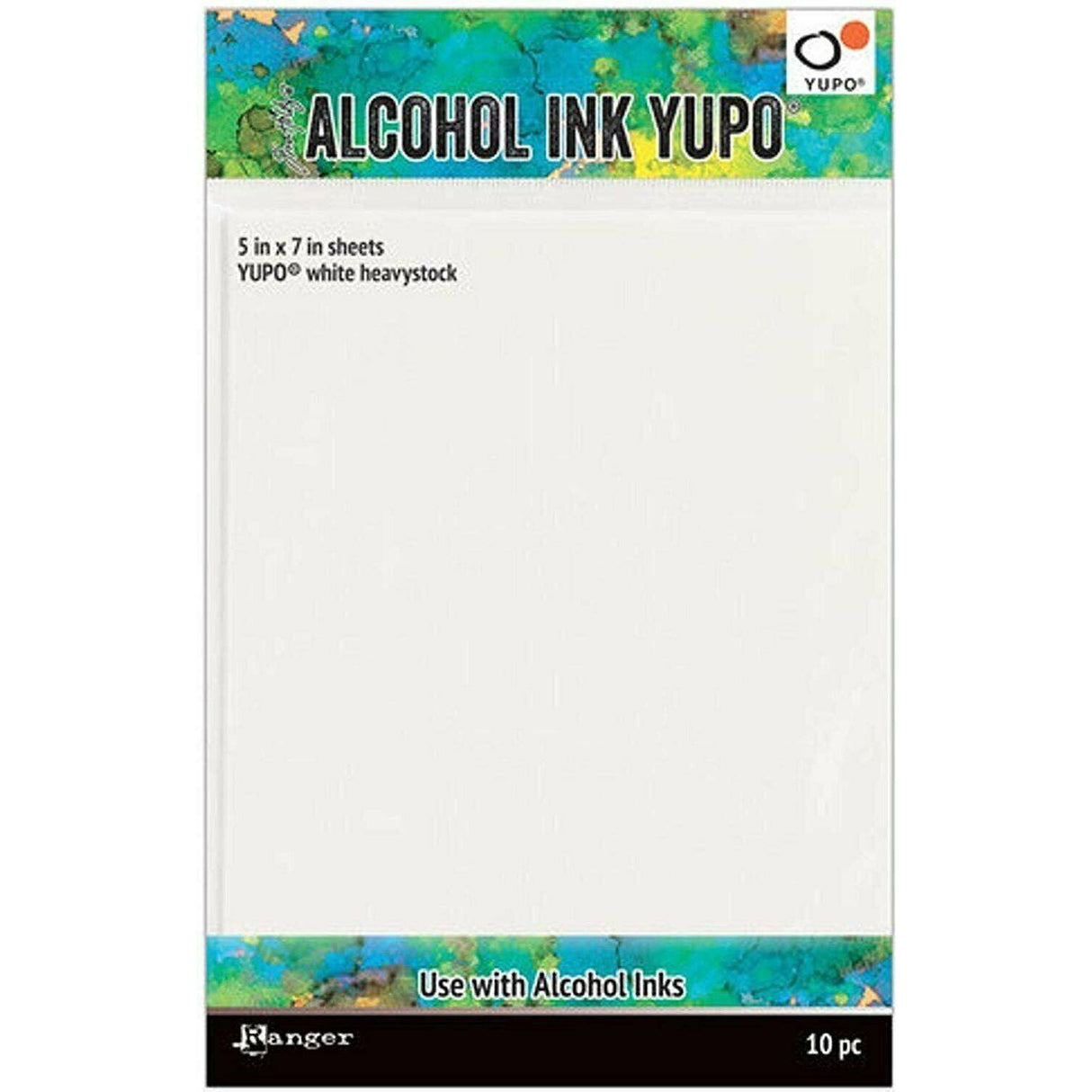 Tim Holtz Bundle of 3 Packages of Yupo Paper, White Heavystock, White Cardstock, Translucent Sheets, 10 (5�x7�) Sheets Each Package