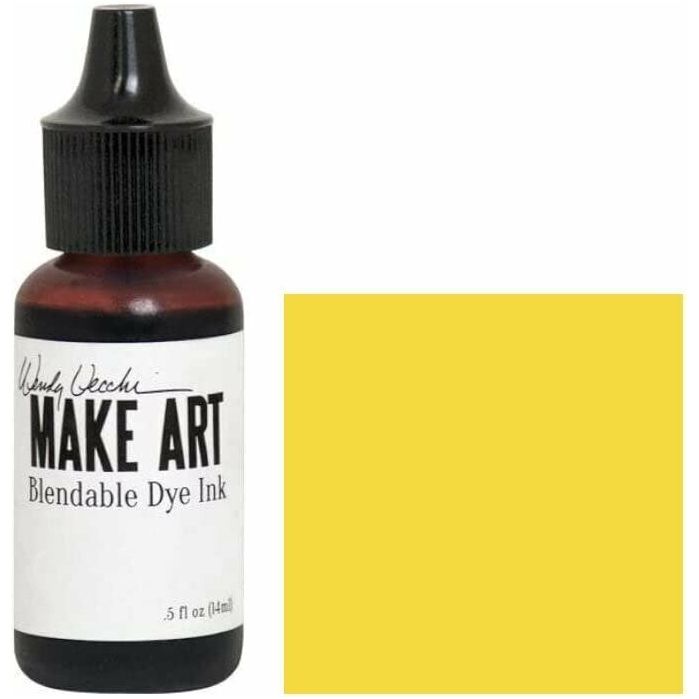 Ranger Wendy Vecchi Make Art Dye Ink Pad Reinkers-Buttercup