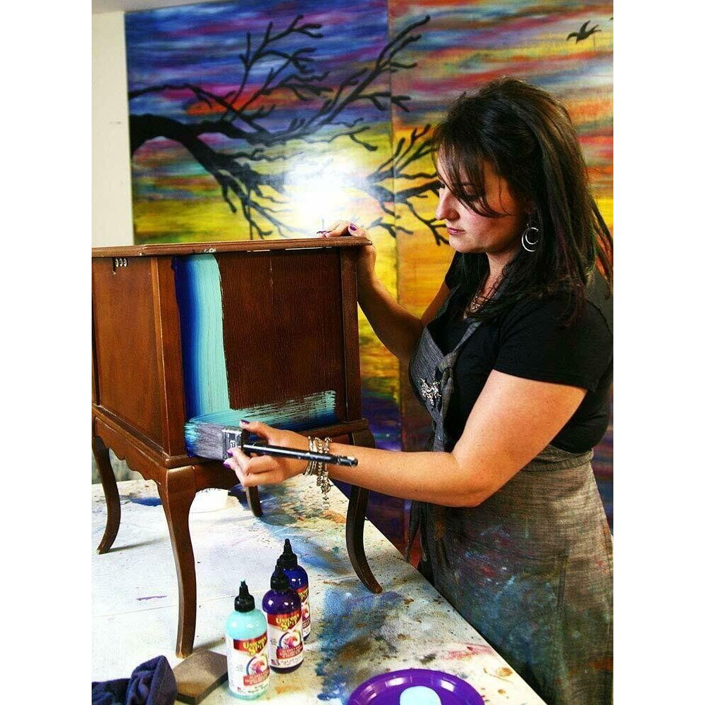 Unicorn SPiT 5771001 Gel Stain and Glaze, Pixie Punk Pink 8.0 FL OZ Bottle, 8 (Pack of 1)