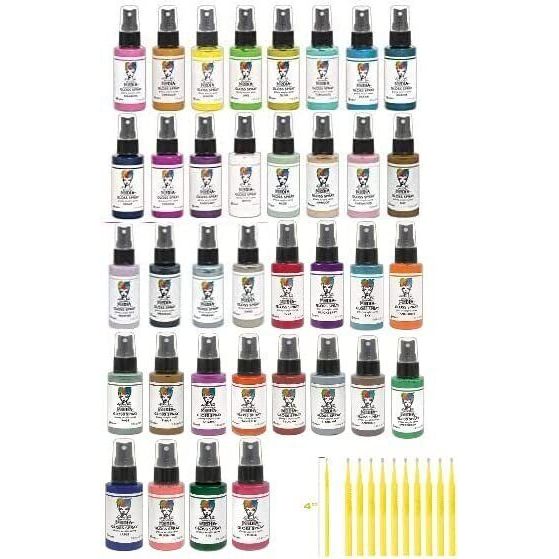 Trebbies Ranger Dina Wakley Media Gloss Spray Mega Bundle Fine Detail Sticks