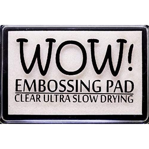 Wow Clear Embossing Ink Pad Ultra Slow Drying WV02 and Embossing Pen WV04 - Bundle 2 Items