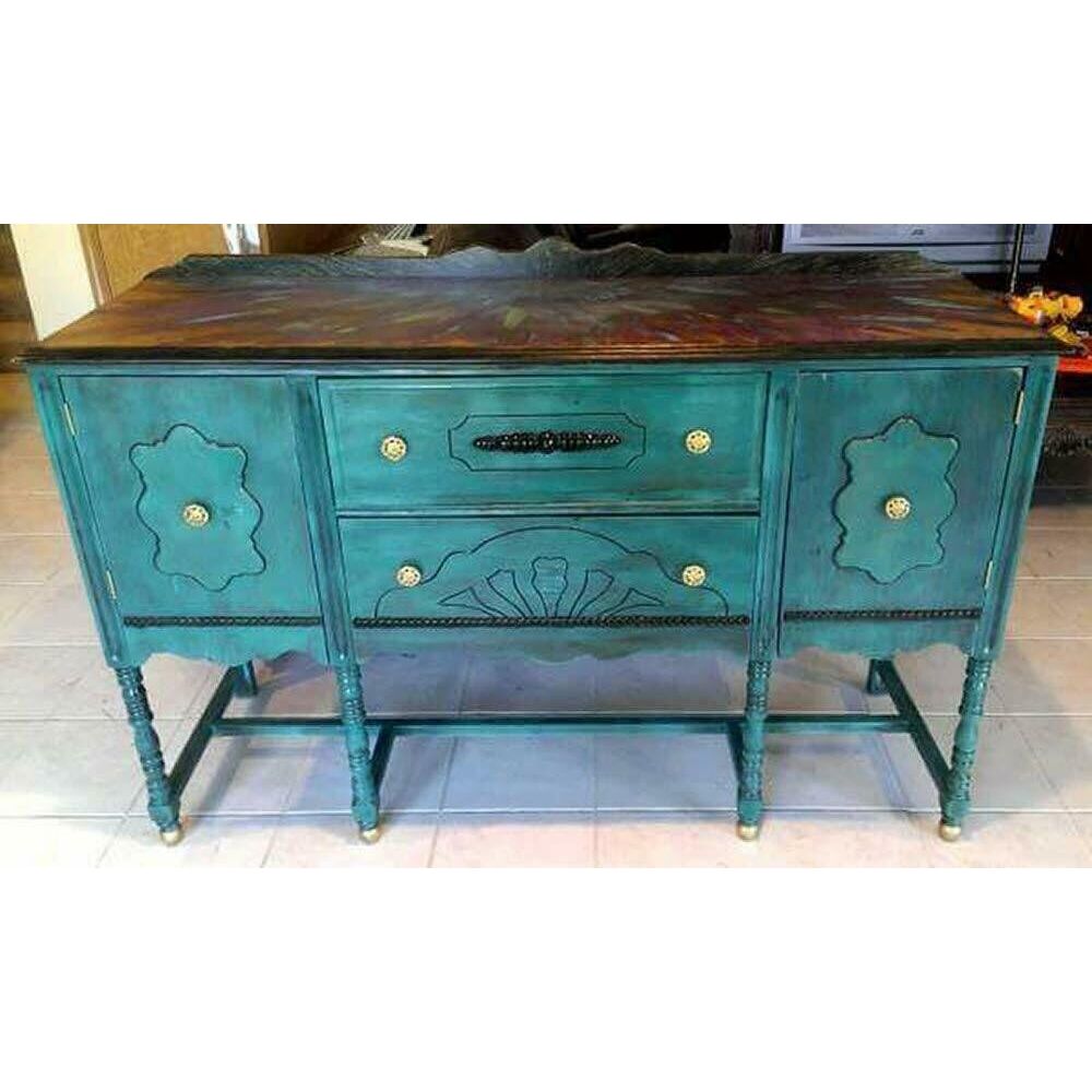 Unicorn SPiT, Navajo Jewel, 5771011 Gel Stain & Glaze, 8 Ounce Bottle