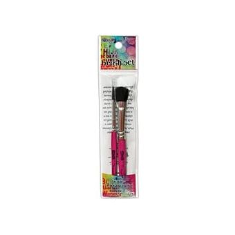 Trebbies Dyamond Rocks Accessories Bundle - Dylusions Clear Dyamond Rocks, Dyamond Boards, 2pc Brush Set Plus Trebbies Detail Sticks