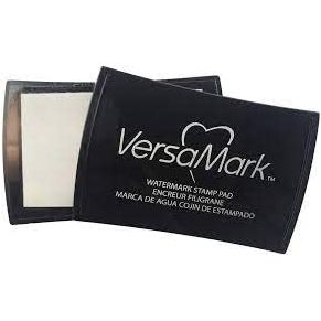 Versamark Watermark Embossing Bundle - Versamark Clear Ink Pad with Reinker and Detail Sticks