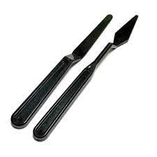 Holiday Craft Bundle - Sparkle Texture Paste, Snowfall Grit Paste, Palette Knife Set with Trebbies Detail Sticks