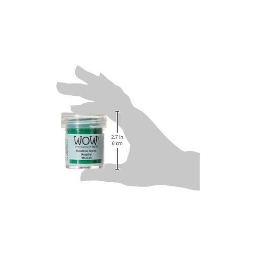 Wow! Sparkle Bundle - Embossing Powders 4 (15ml) Jars Metallic Gold Sparkle, Metallic Copper Sparkle, Pearl Gold Sparkle and Metallic Silver Sparkle (Gold, Silver)