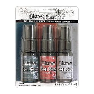 Ranger Holtz Distress Mica Stain Bundle - Holiday Mica Sets #5 & #6 with Trebbies Detail Sticks