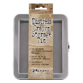 Ranger Tim Holtz Distress Bundle - 12 Color of The Month 2015 Distress Spray Stain with Storage Tin and Bonus PTP Blending Sticks