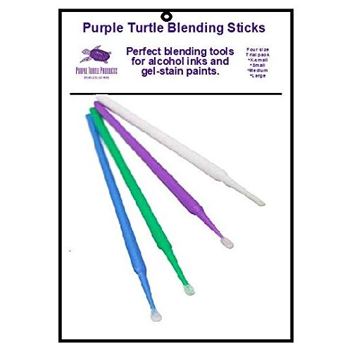 PTP Flash Deals NEW Ranger Dina Wakley Media Gloss Spray Bundle Blending Sticks (6 Bold: Cheddar, Marine, White, Olive, Eggplant, Night)