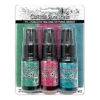 Ranger Holtz Distress Mica Stain Bundle - Complete Holiday Mica Sets #1, 2, 3, 4, 5 & #6 with Trebbies Detail Sticks