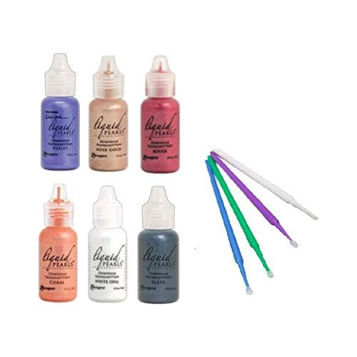 PTP Flash Deals Ranger Liquid Pearls Bundle - 6 Liquid Pearls Blending Sticks (Cauldron: Violet, Rose Gold, Slate, White Opal, Coral, Rogue)