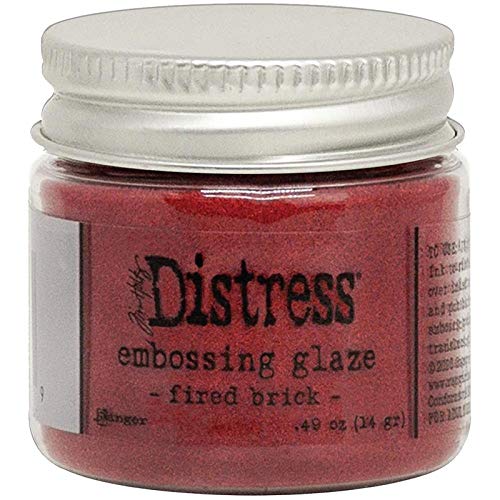 New Ranger Tim Holtz Distress Embossing Glaze - Includes PTP Flash Deals Blending Sticks (6 Bright Collection)