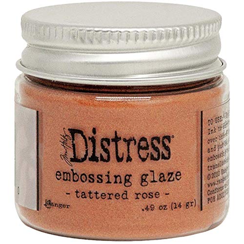 New Ranger Tim Holtz Distress Embossing Glaze - Includes PTP Flash Deals Blending Sticks (6 Bright Collection)