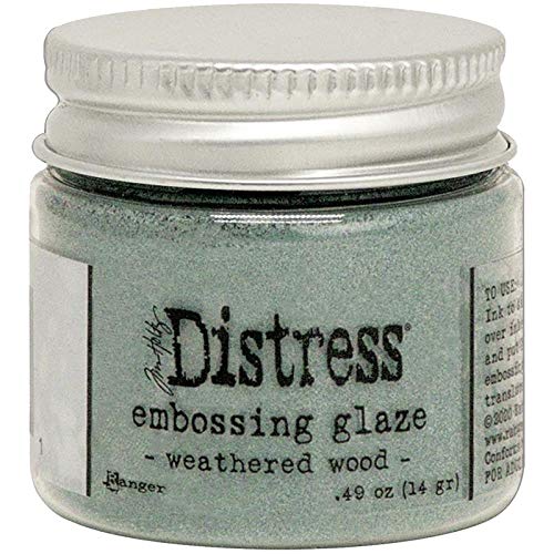 New Ranger Tim Holtz Distress Embossing Glaze - Includes PTP Flash Deals Blending Sticks (6 Bold Collection)