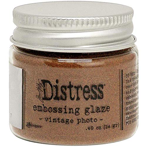 New Ranger Tim Holtz Distress Embossing Glaze - Includes PTP Flash Deals Blending Sticks (6 Bold Collection)