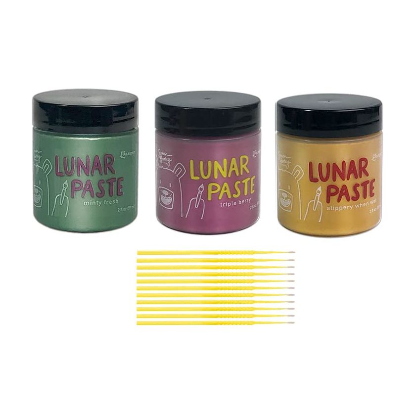 Simon Hurley Lunar Paste Bundles with Trebbies Detail Sticks (Triple Berry, Minty Fresh, Slippery When Wet)