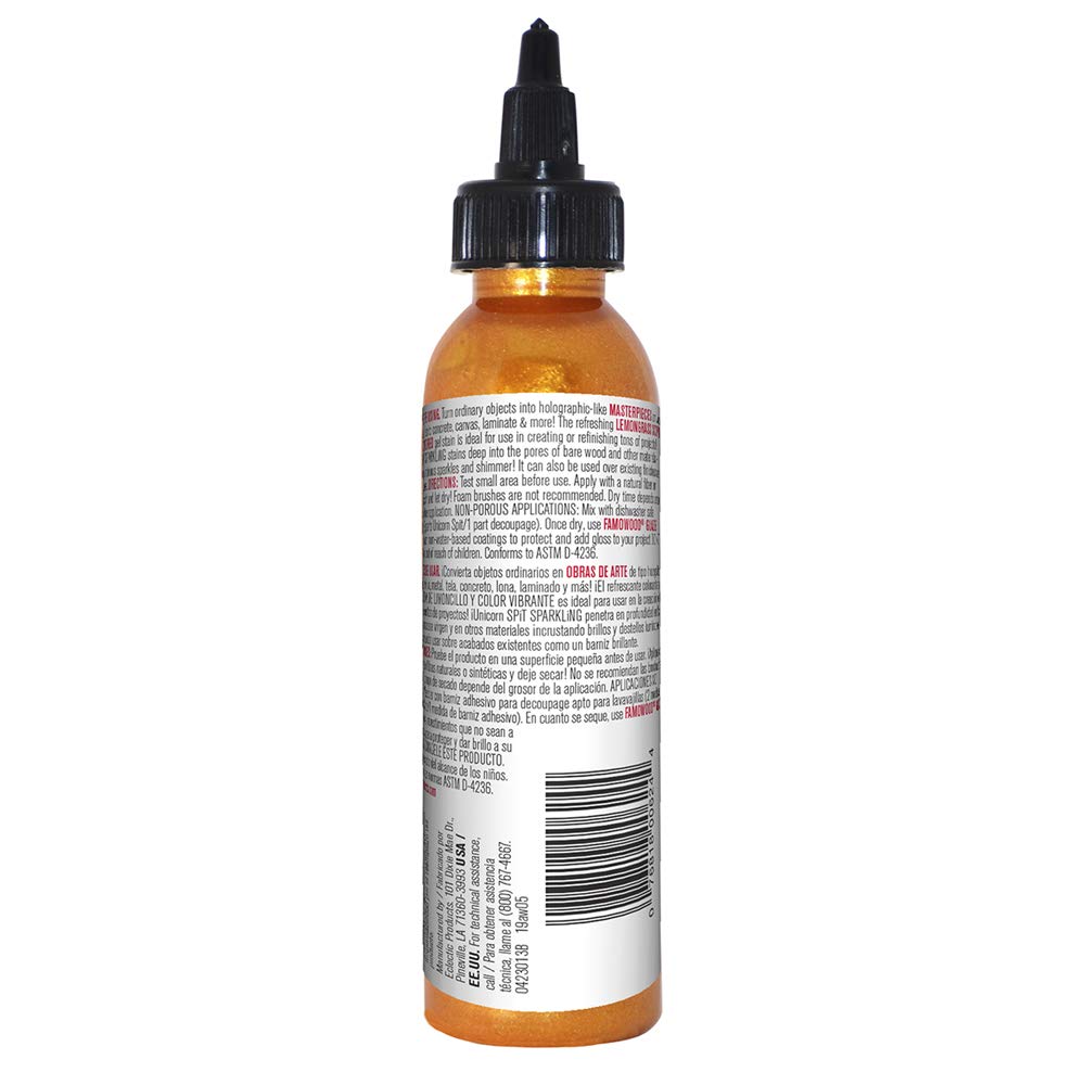 Unicorn SPiT 5775004 Sparkling Golden Gosling 4.0 Fl Oz Stain, 4