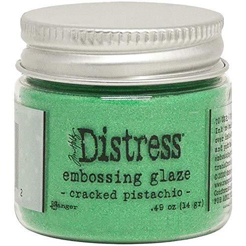 New Ranger Tim Holtz Distress Embossing Glaze - Includes PTP Flash Deals Blending Sticks (6 Bright Collection)