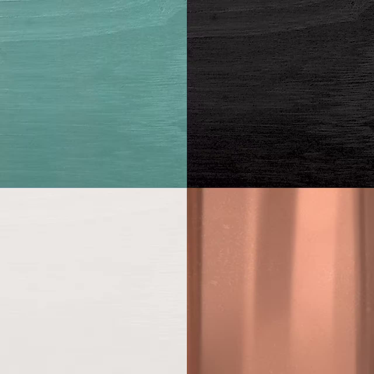 Unicorn SPiT Gel and Glaze Stain Desert Canyon Collection: 4, 4oz. Bottles with Trebbies Detail Sticks (White Ning, Navajo Jewel, Midnight's Blackness, Athena Copper)