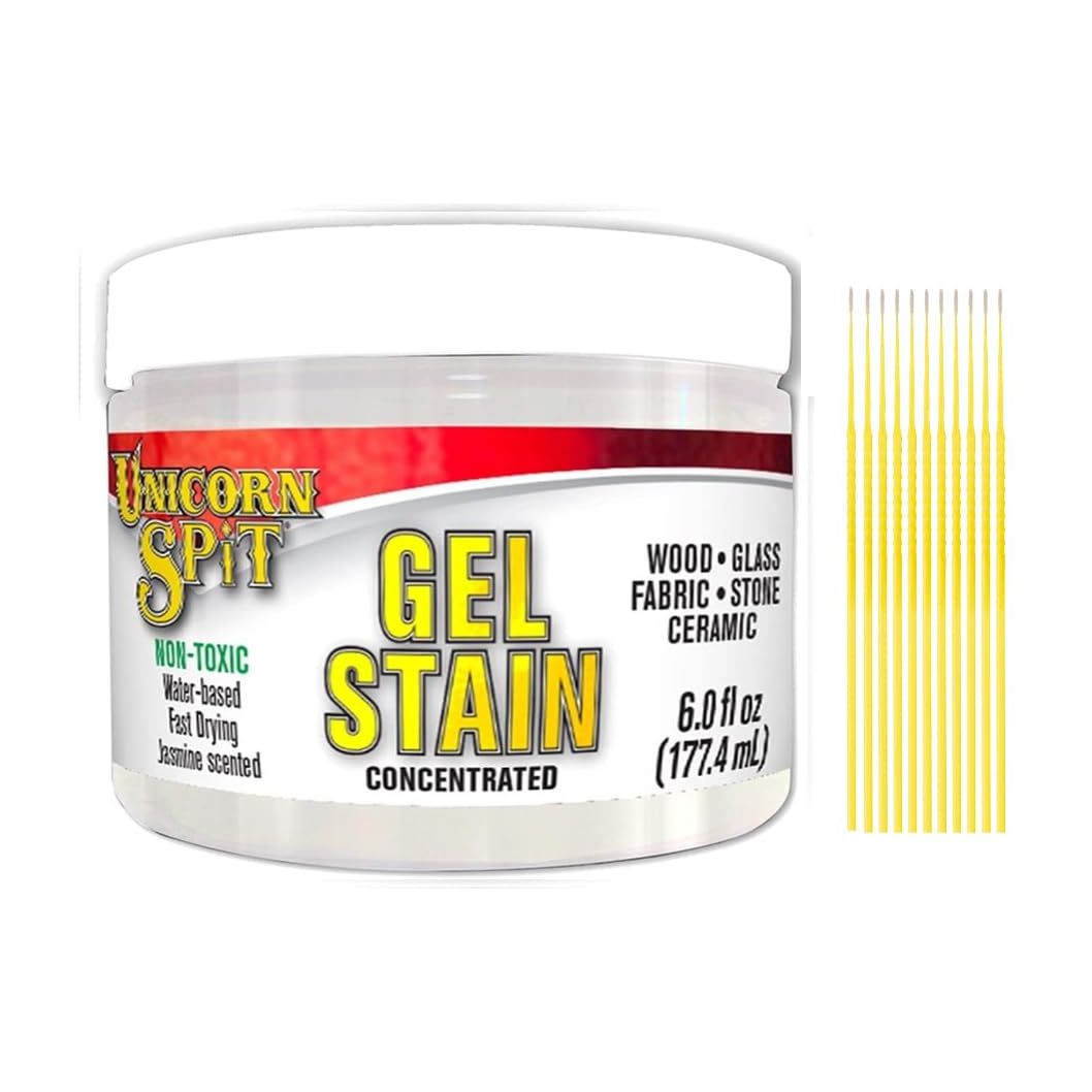 Unicorn SPiT Bundles - 6.0 fl oz. Concentrated Jasmine Scented Stain Gel with Trebbies Detail Sticks (White Ning)