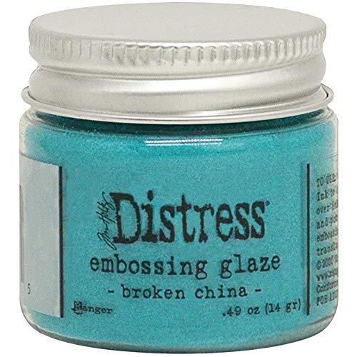 New Ranger Tim Holtz Distress Embossing Glaze - Includes PTP Flash Deals Blending Sticks (6 Bright Collection)