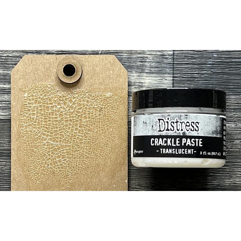 Bundle Tim Holtz Distress� Mediums Bundle -New Release for April 2022 Ranger Ink Crackle Paint Translucent Collage Medium - Matte Crackle Paste - Translucent Texture Paste - Translucent