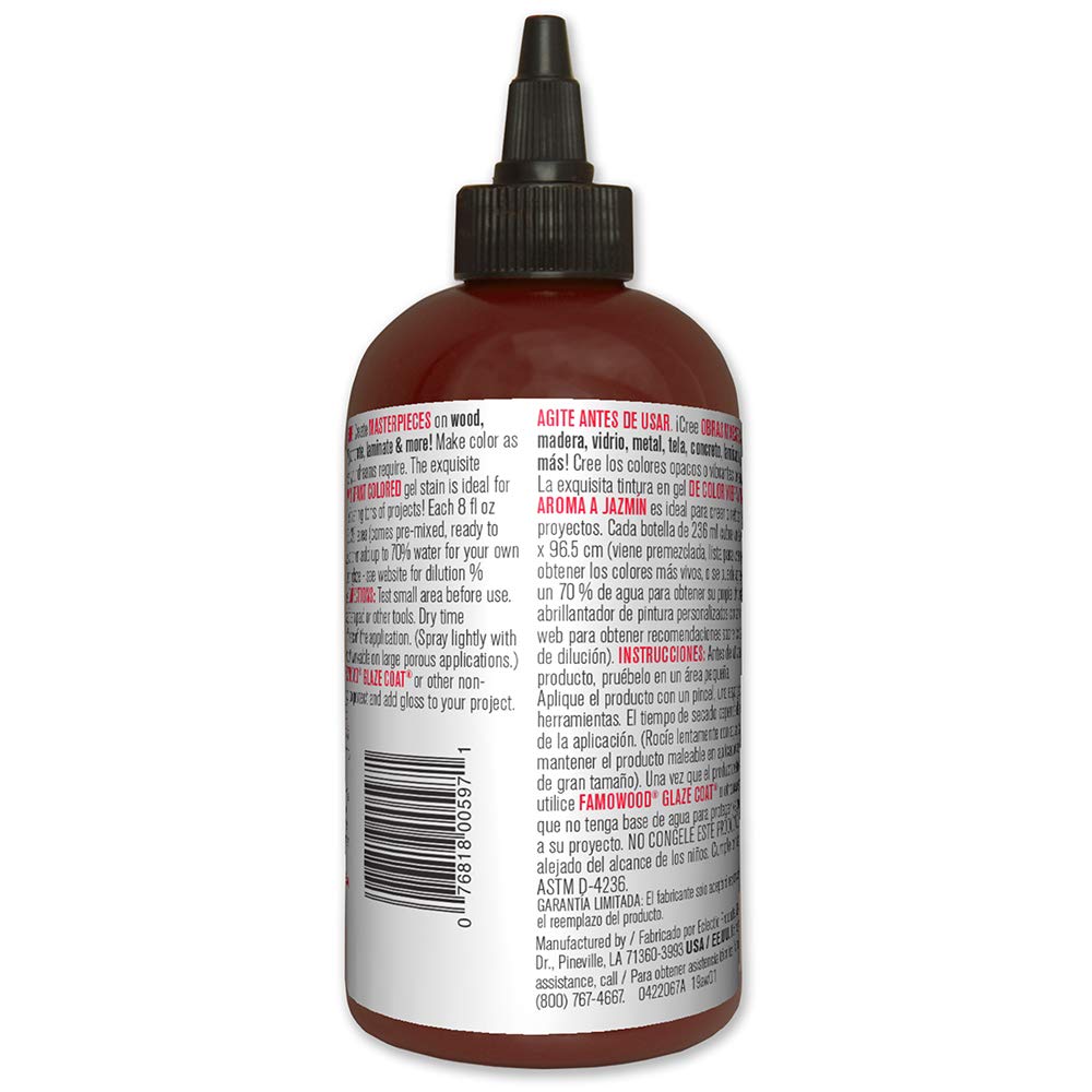 Unicorn SPiT 5771014 Gel Stain & Glaze,Squirrel, 8 Ounce Bottle, 8 Fl Oz (Pack of 1), Classic Assorted