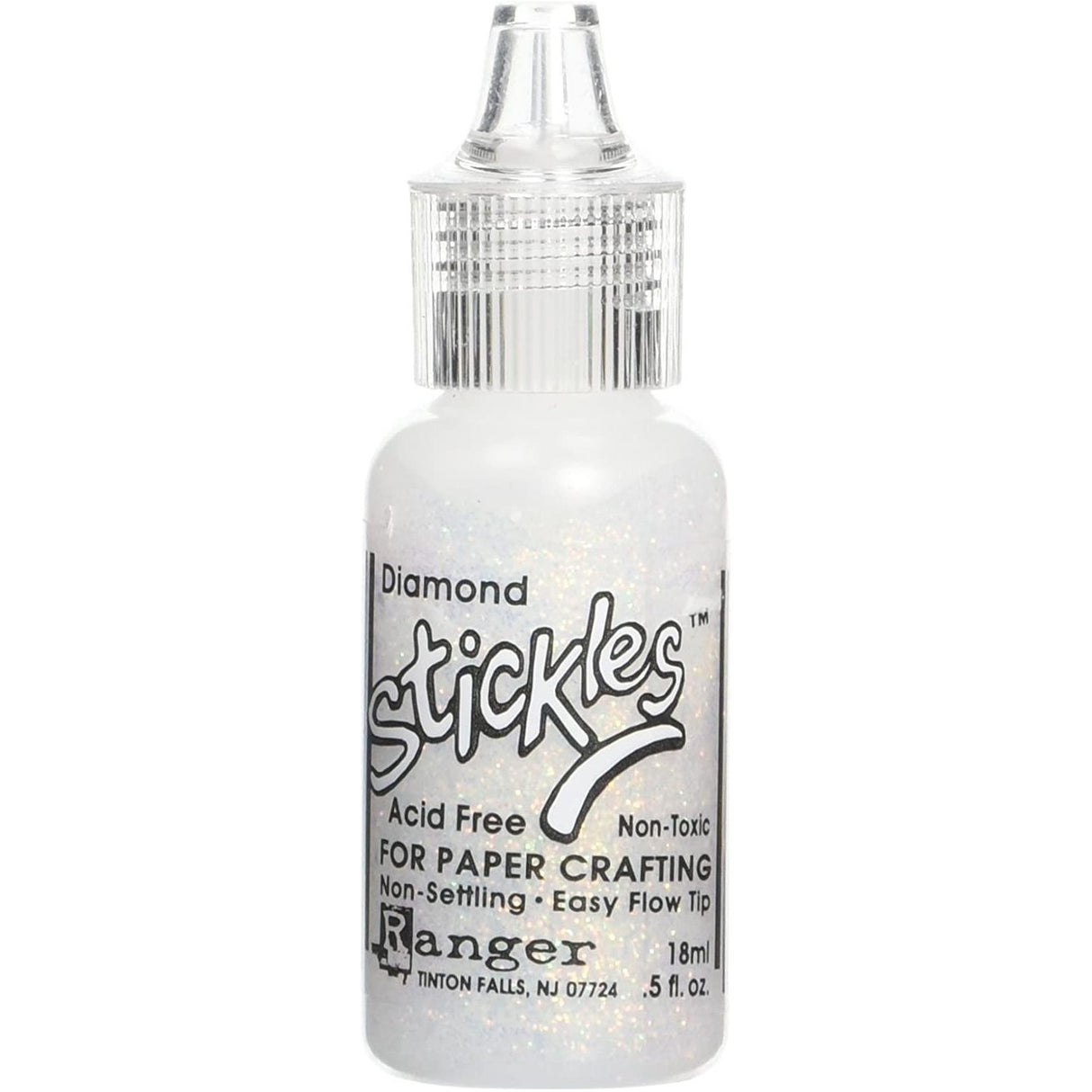 Stickles Glitter Colors - Rose Gold, Diamond, Silver & Gold - 4 Item Bundle