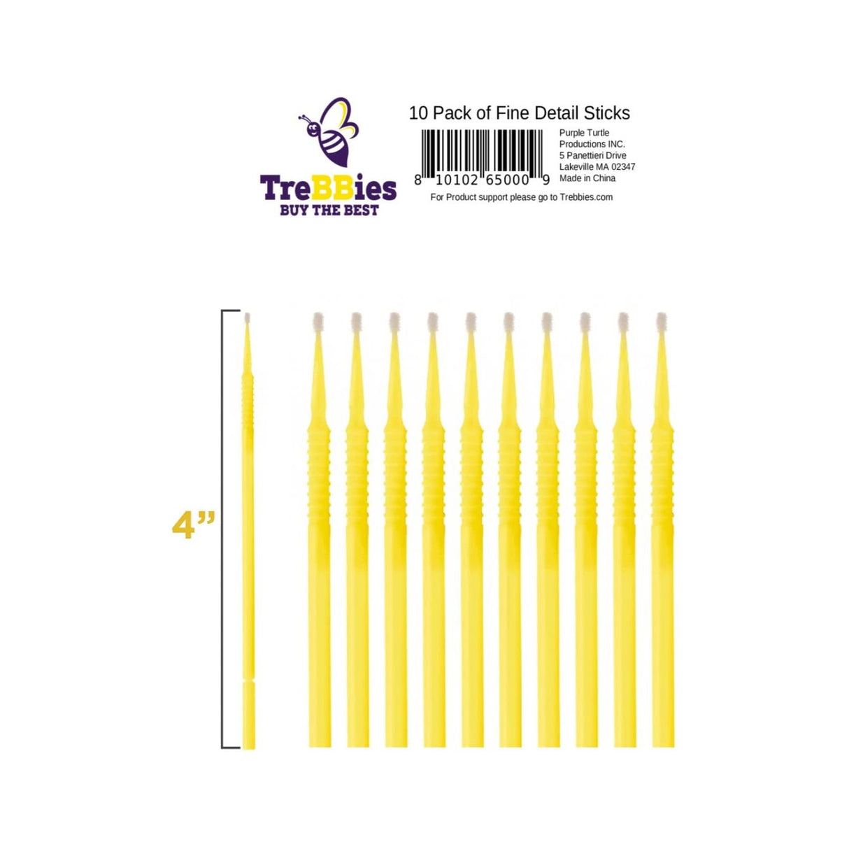 Ranger Dina Wakley Media Brush Bundle - 3 Round Top Brushes #16, 20, 24 with Trebbies Paint Palette and Detail Sticks