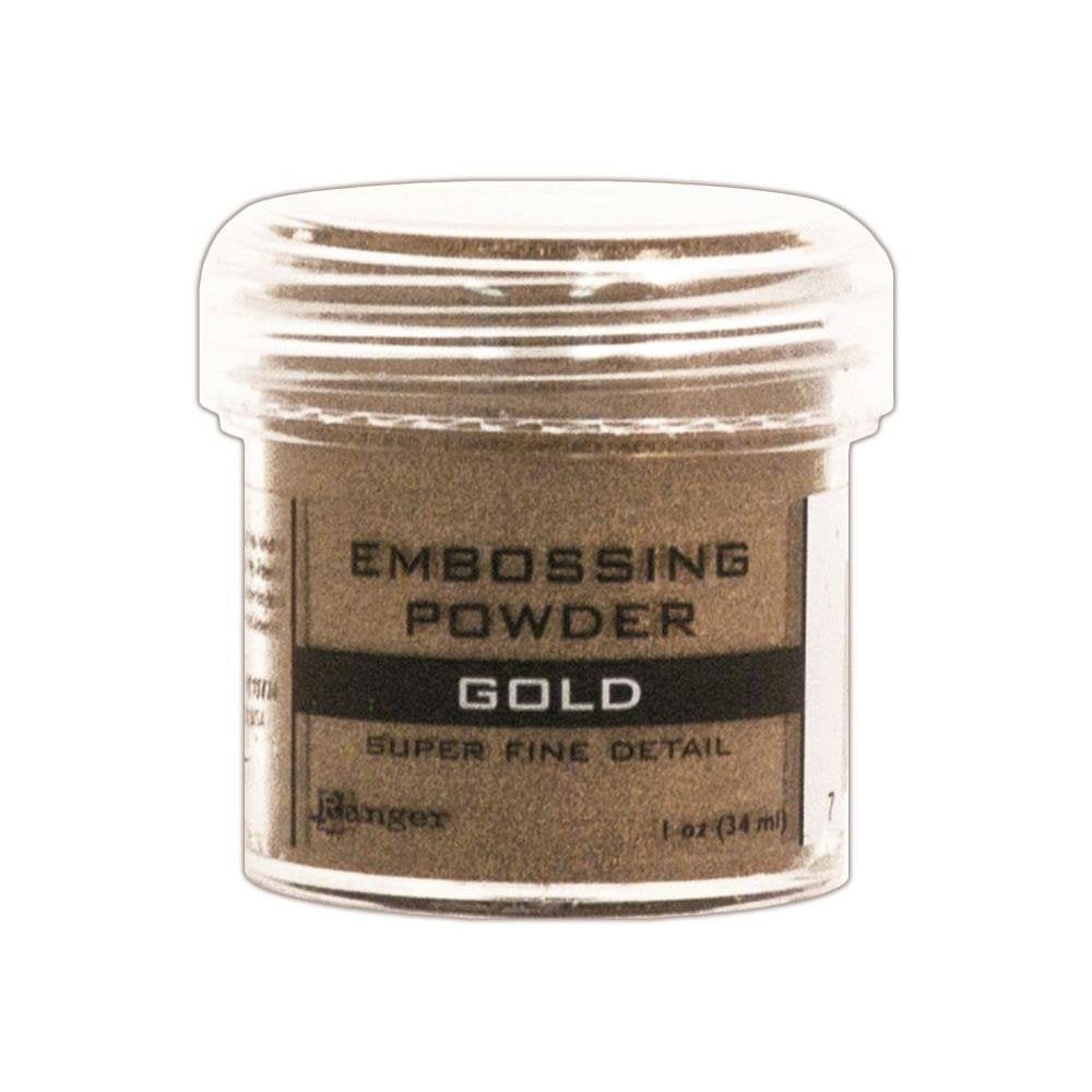 Ranger - Heat Embossing Powder for Cardmaking - Metallic - Gold, Silver, Platinum, Copper & Princess Gold - 5 Item Bundle