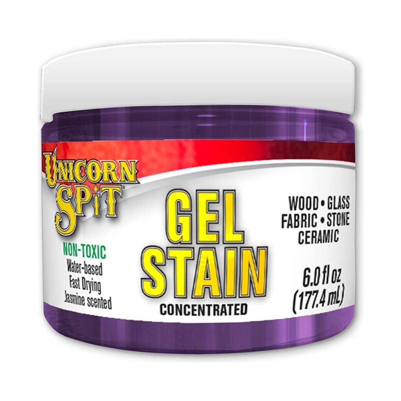 Unicorn Spit 5772009 6.0 fl oz. Concentrated Jasmine Scented Stain Gel, Purple Hill Majesty