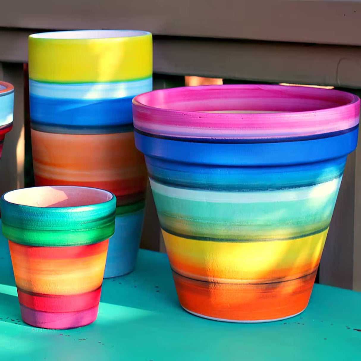 Unicorn SPiT Gel and Glaze Stain in one Bundles - 4 4oz. Bottles with Trebbies Detail Sticks (Joy Collection)