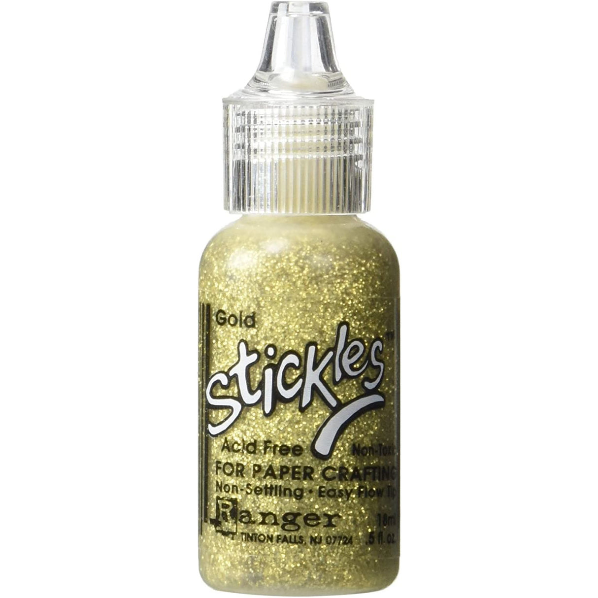 Stickles Glitter Colors - Rose Gold, Diamond, Silver & Gold - 4 Item Bundle