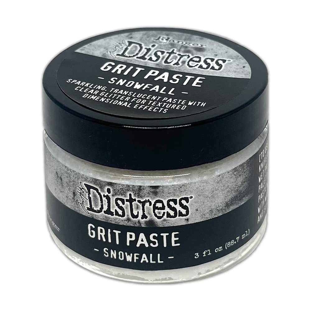 Tim Holtz Distress Grit Paste 3oz-Snowfall -SCK81142