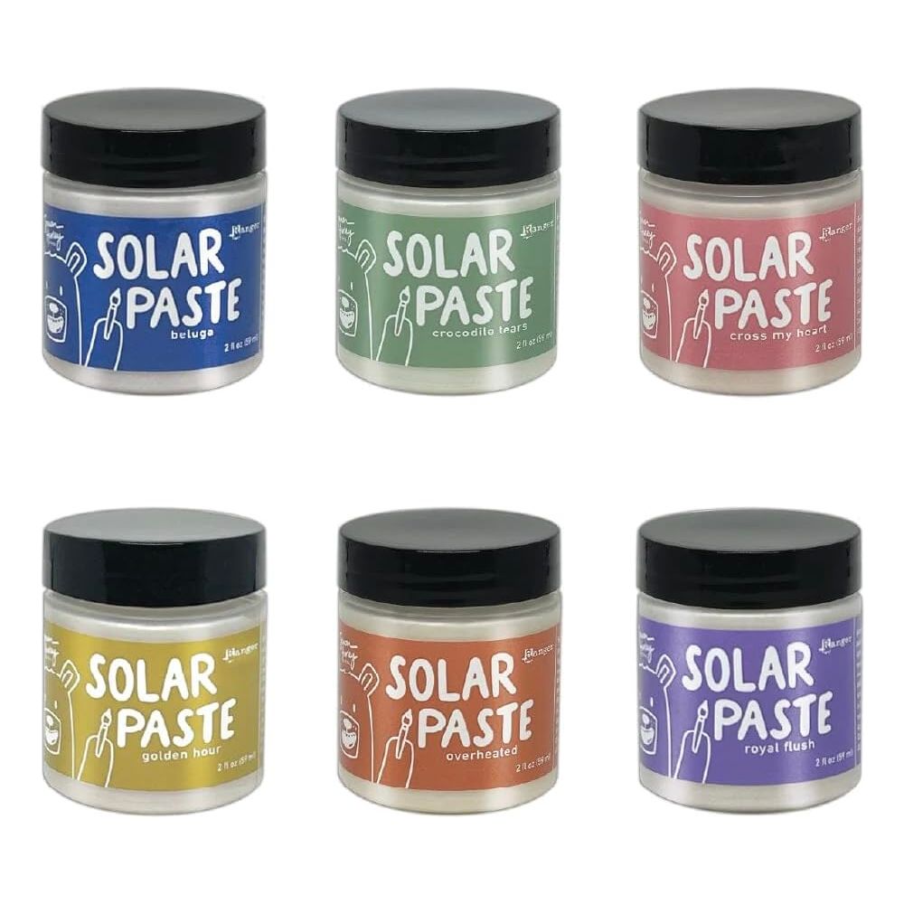 Simon Hurley Create. Solar Paste Bundle - Beluga, Crocodile Tears, Cross My Heart, Golden Hour, Overheated and Royal Flush - 2023 Release