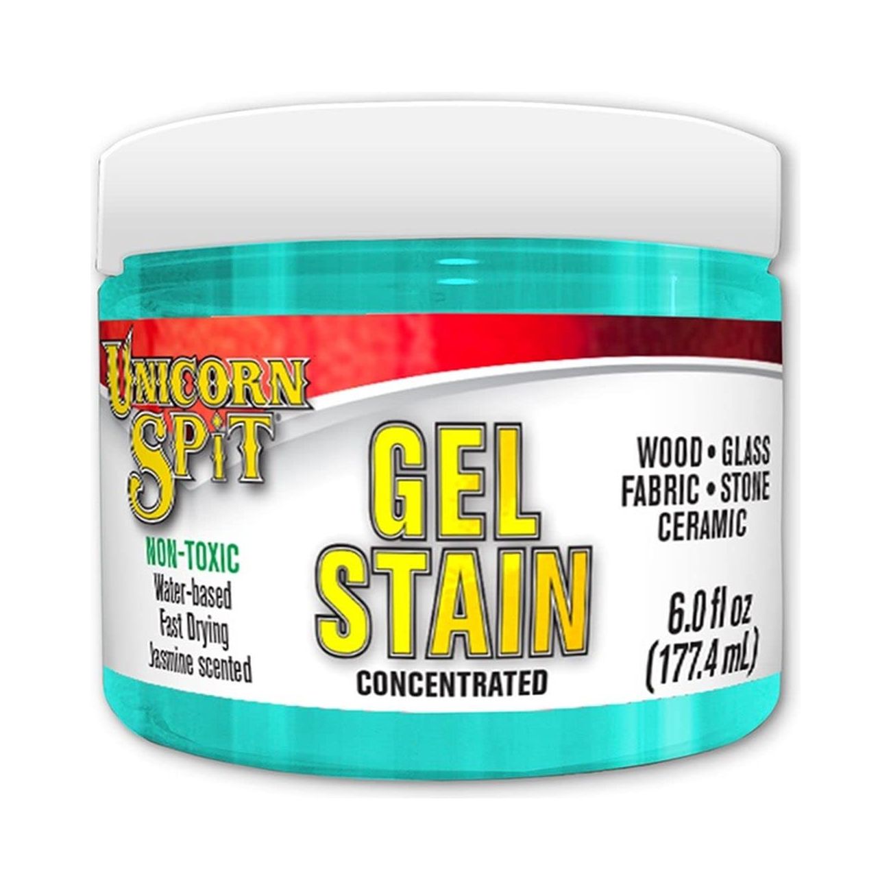 Unicorn Spit 5772006 6.0 fl oz. Concentrated Jasmine Scented Stain Gel, Zia Teal