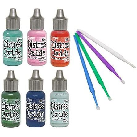 Ranger Oxide Bundles - 6 Oxide Pads with PTP Flash Deals Blending Sticks (6 Coordinating Reinkers)