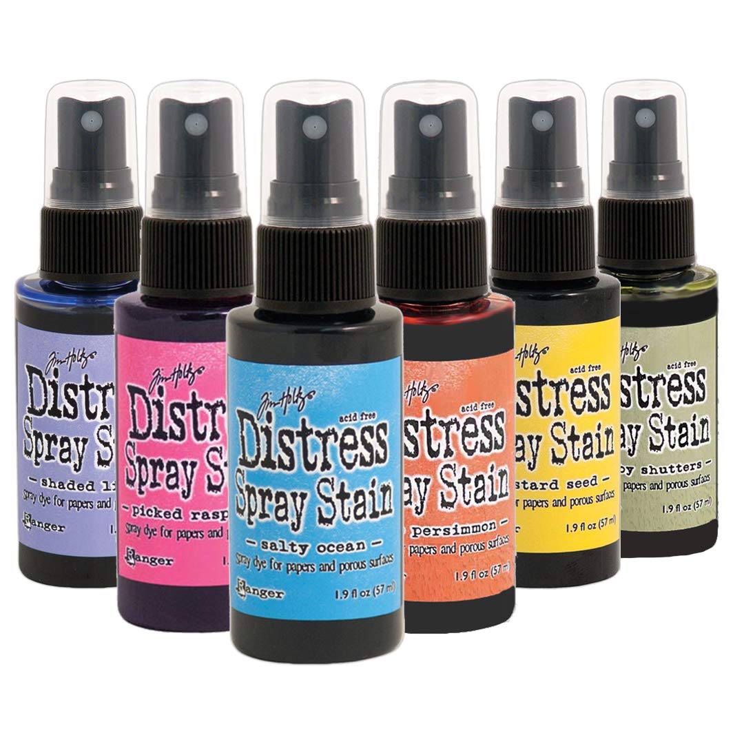 PTP Flash Deals Ranger Tim Holz Bundle Favorites Distress Spray Stain Set - Includes Blending Sticks (Bright Collection)