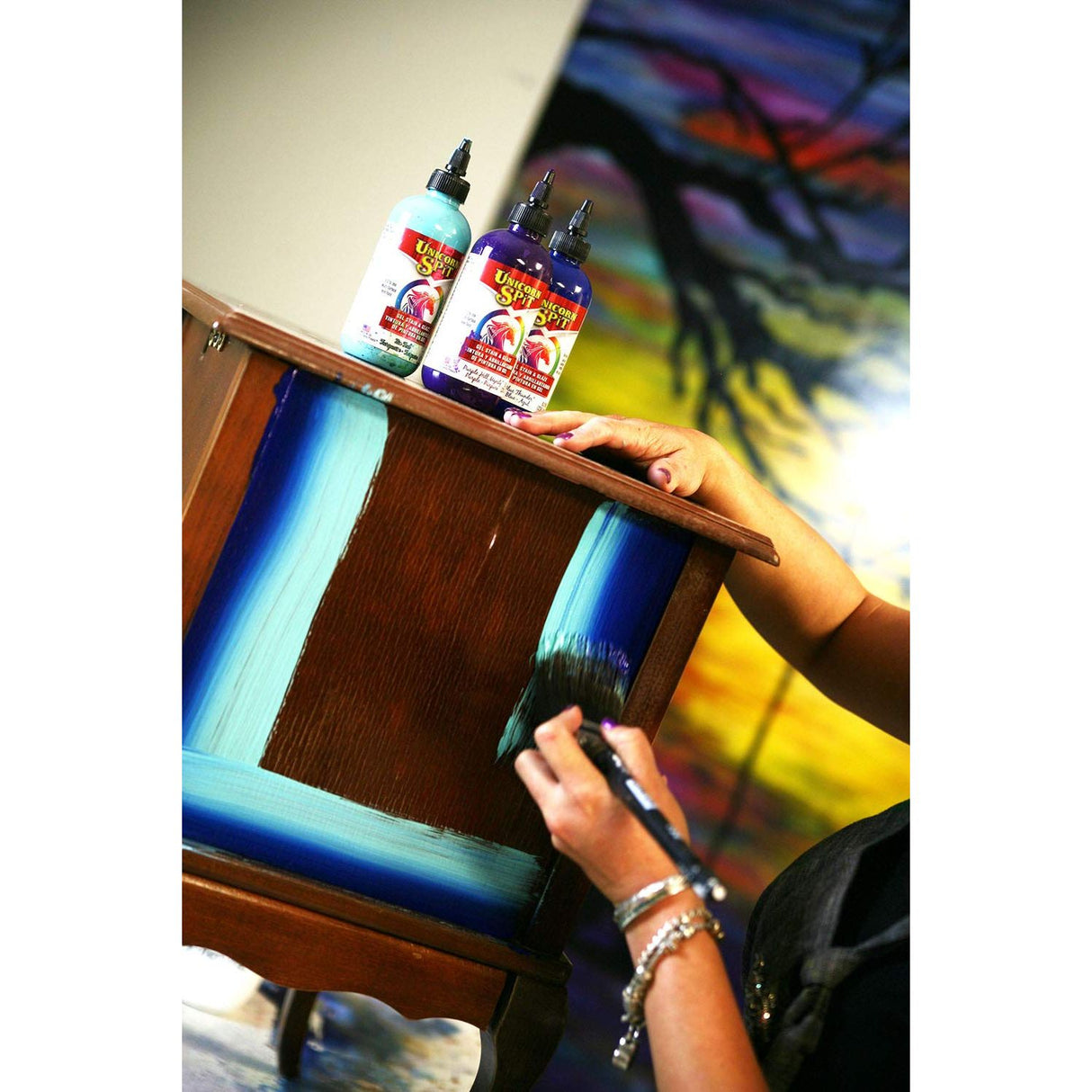 Unicorn SPiT 5776002 Sparkling Violet Vulture 8.0 Stain, 8 Fl Oz (Pack of 1)