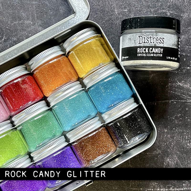 Ranger Ink Bundle Tim Holtz Distress� Glitter - Clear Rock Candy, and Mica Flakes TDR35879 and TDR69140