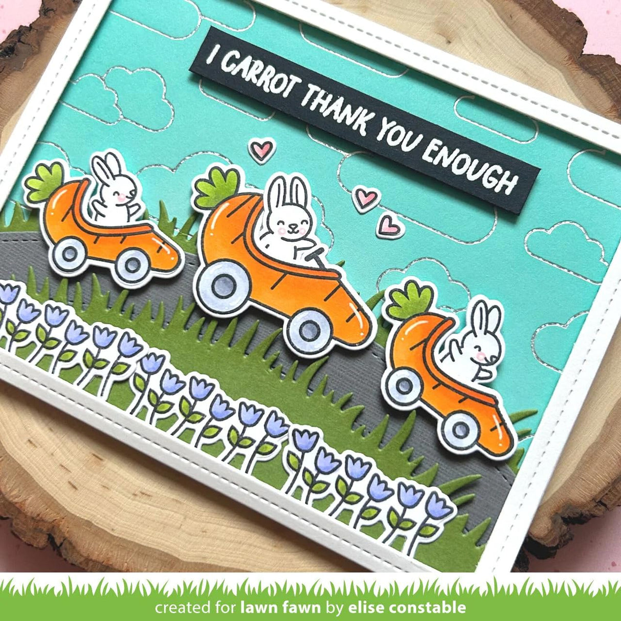 Lawn Fawn Carrot 'Bout You - Stamps & Dies - Two Item Bundle