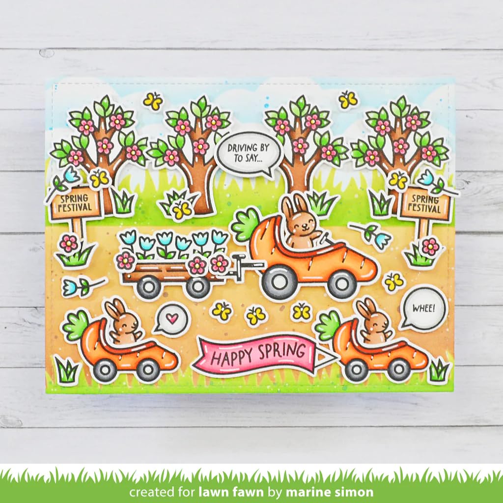 Lawn Fawn Carrot 'Bout You - Stamps & Dies - Two Item Bundle
