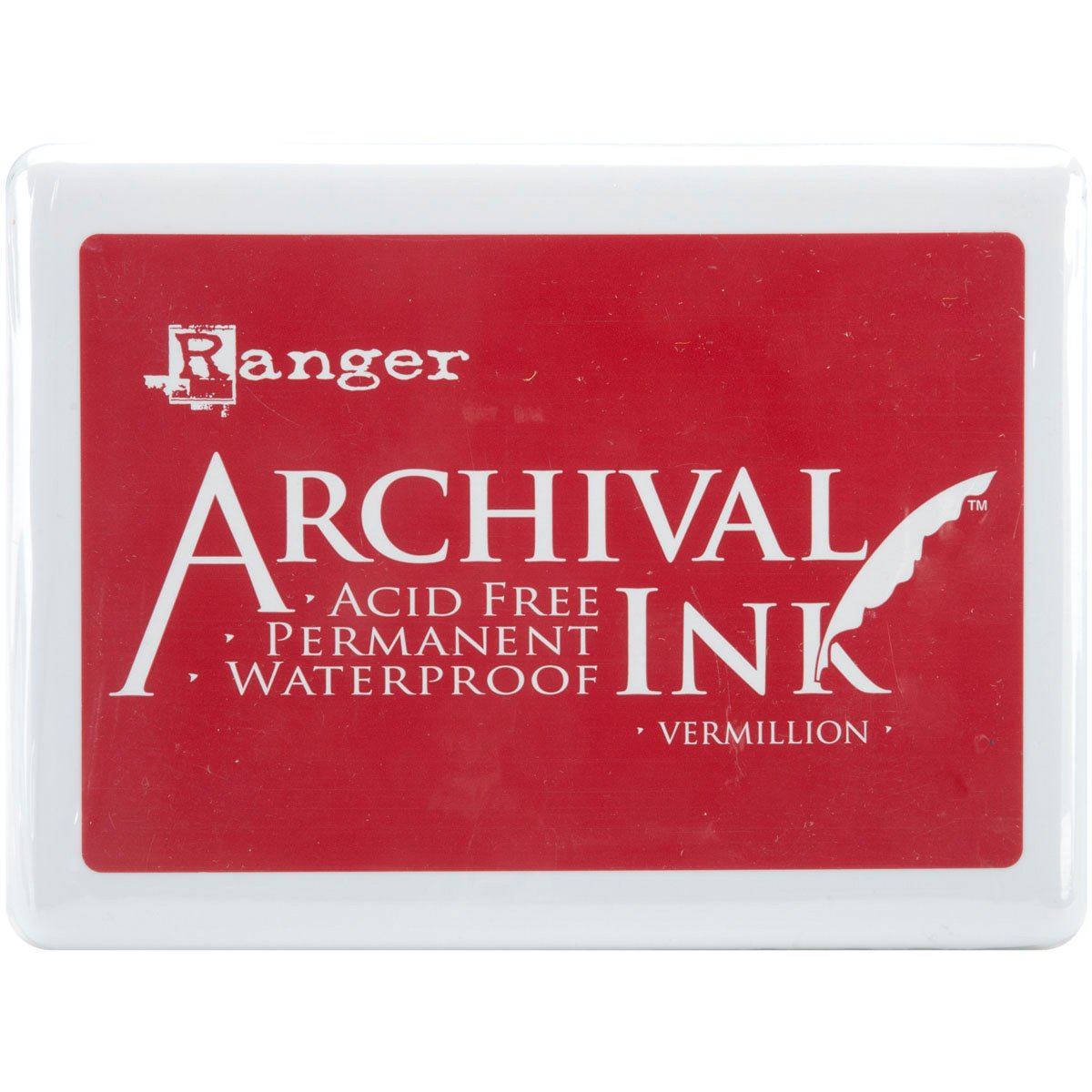Ranger Archival Ink Jumbo Ink Pad #3, Vermillion