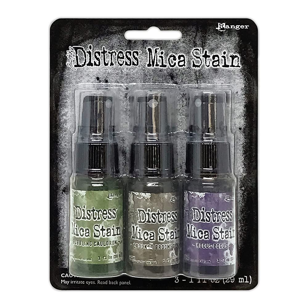 Tim Holtz Distress Mica Stain Set-Halloween Set #2 SHK77442